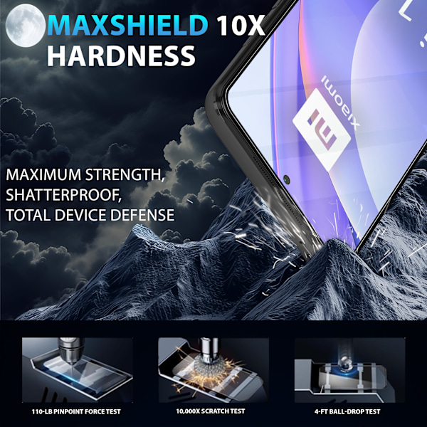 2-Pack Xiaomi 10T Lite Skärmskydd - Härdat Glas 9H - Super kvalitet 3D