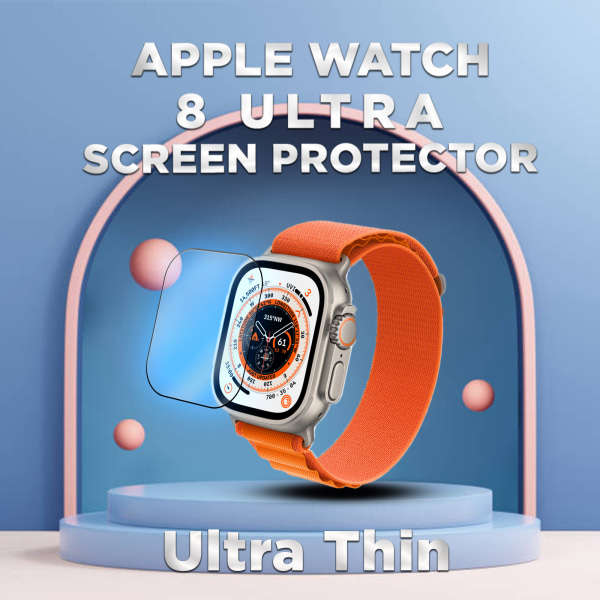 Apple Watch 8 Ultra 49mm -Skyddsfilm i 3D – Super Kvalitet