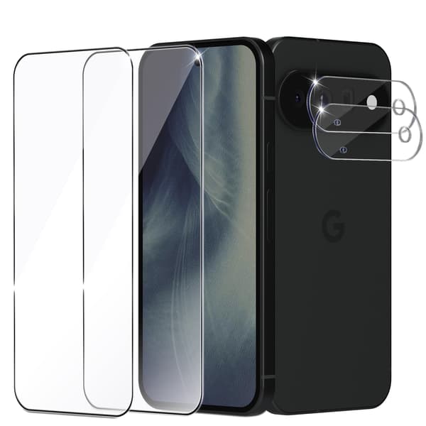 2-Pack Google Pixel 11 Skärmskydd & 2-Pack linsskydd - Härdat Glas 9H - Super kvalitet 3D