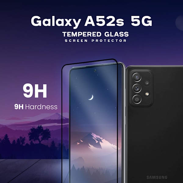 Samsung Galaxy A52s 5G - Härdat glas 9H - Super kvalitet 3D