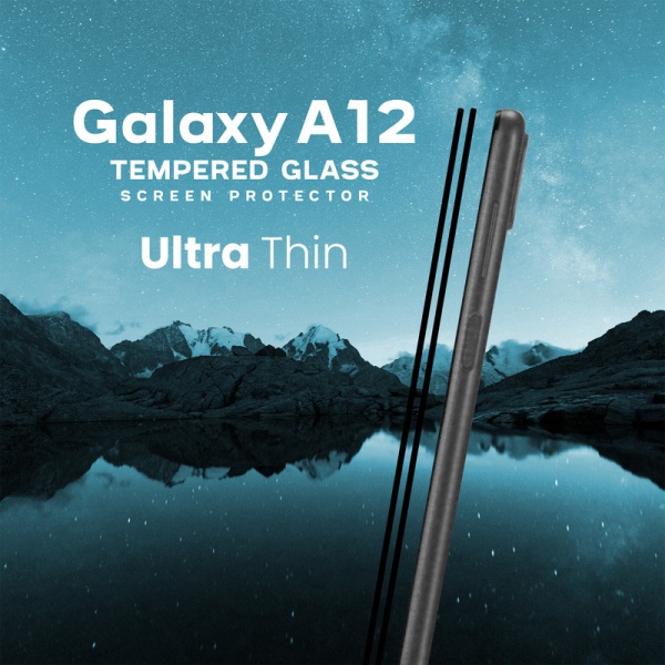 2-Pack Samsung Galaxy A12 - Härdat glas 9H - Top kvalitet