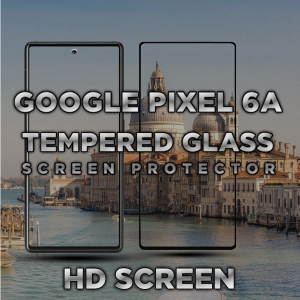 Google Pixel 6A - Härdat glas 9H - Super kvalitet 3D Skärmskydd
