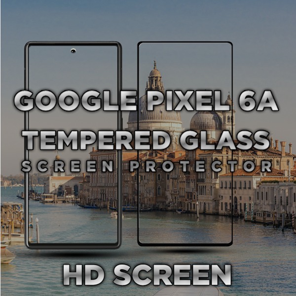 Google Pixel 6A - Härdat glas 9H - Super kvalitet 3D Skärmskydd