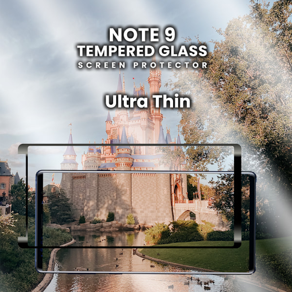 1-Pack SAMSUNG GALAXY NOTE 9 Skærmbeskyttelse - Hærdet Glas 9H - Super kvalitet 3D