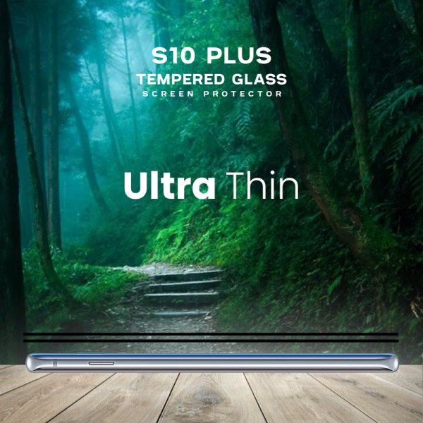 2- Pack Samsung S10 Plus - Härdat Glas 9H - Super Kvalitet 3D