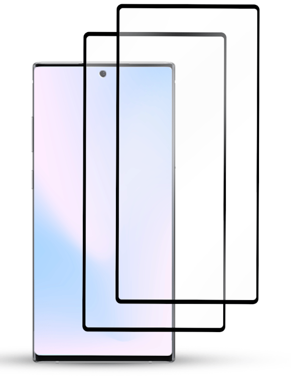 2-Pack SAMSUNG NOTE 10 PLUS Skærmbeskyttelse - Hærdet Glas 9H - Super kvalitet 3D
