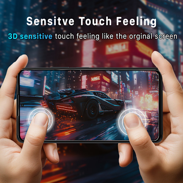 2-Pack Xiaomi Redmi Note 12 Privacy Skærmbeskyttelse - Hærdet Glas 9H - Super kvalitet 3D