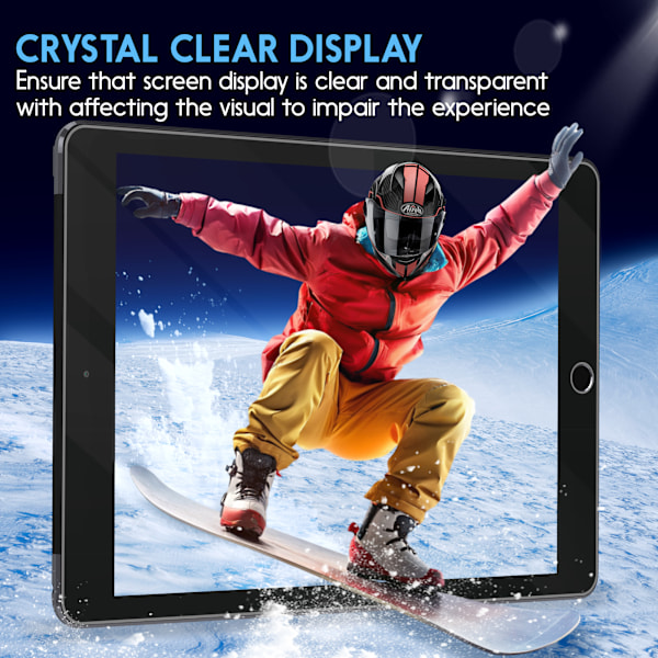 2-Pack Apple Ipad (9.7) 6th Gen Skärmskydd - Härdat Glas 9H - Super kvalitet 3D