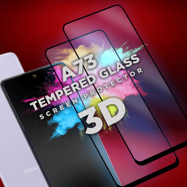 2 Pack Samsung Galaxy A73 - Härdat glas 9H - Super kvalitet 3D