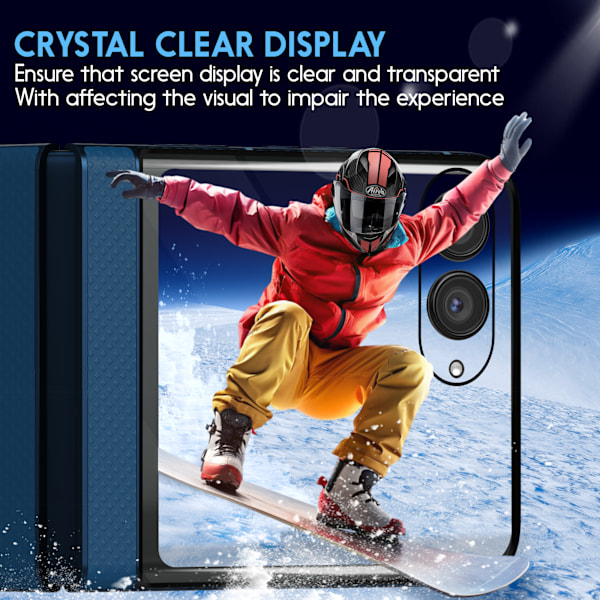 2-Pack Motorola Razr 60 (2025) Skärmskydd - Härdat Glas 9H - Super kvalitet 3D