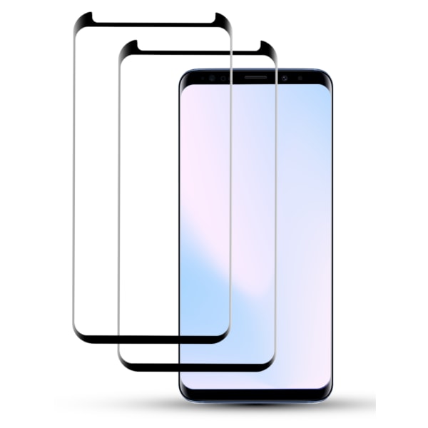 2-Pack SAMSUNG S8 PLUS Skærmbeskyttelse - Hærdet Glas 9H - Super kvalitet 3D