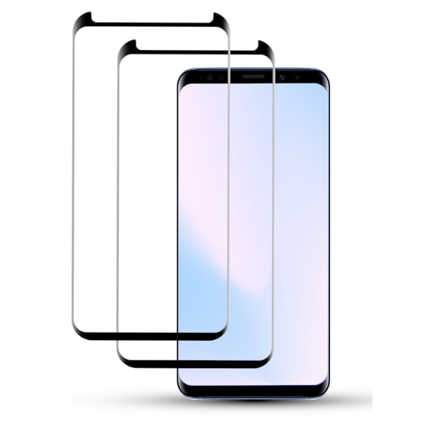 2-Pack Samsung S8 PLUS Skärmskydd - Härdat Glas 9H - Super kvalitet 3D