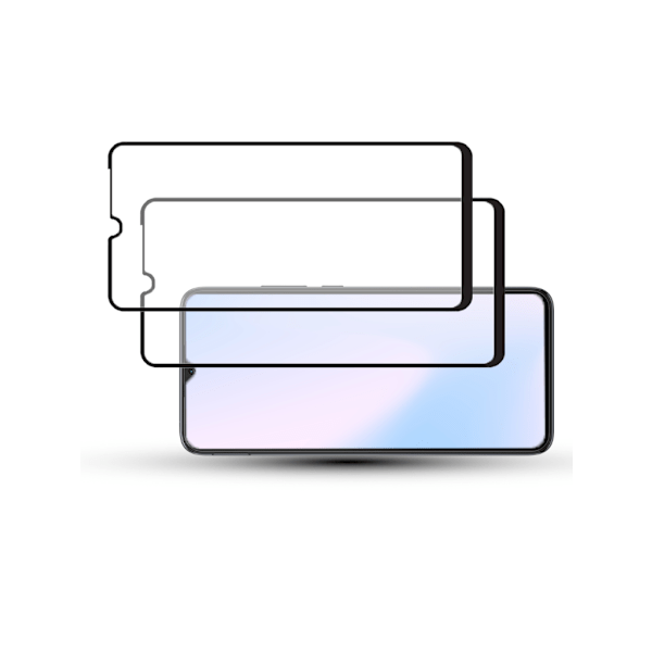 2-Pack XIAOMI REDMI 13C Näytönsuoja - Karkaistu Lasi 9H - Super laatu 3D
