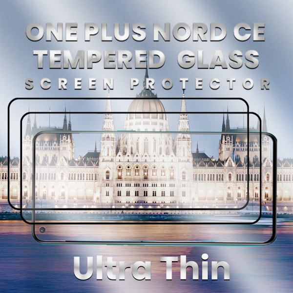 2-Pack ONEPLUS NORD CE Skærmbeskyttelse - Hærdet Glas 9H - Super kvalitet 3D