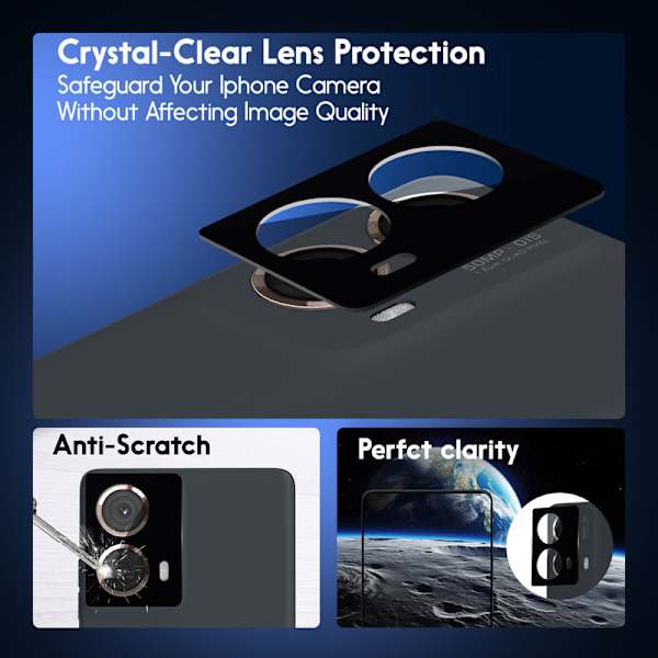 2-Pack Motorola G85 Skärmskydd & 1-Pack linsskydd - Härdat Glas 9H - Super kvalitet 3D