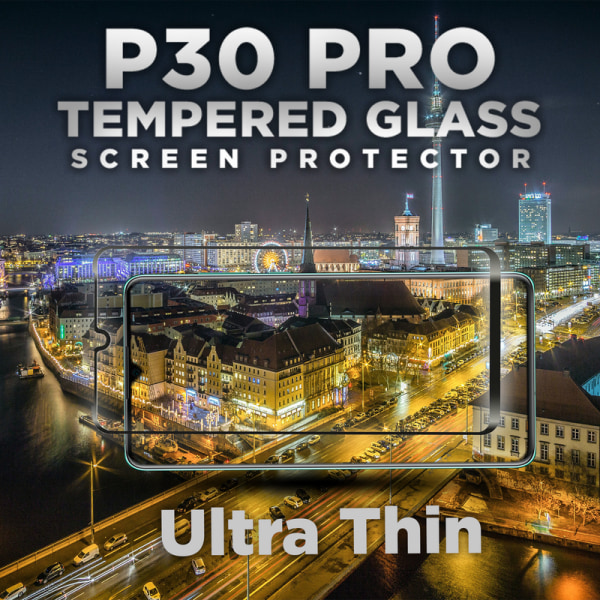 Huawei P30 Pro - Härdat glas 9H – 3D Super kvalitet