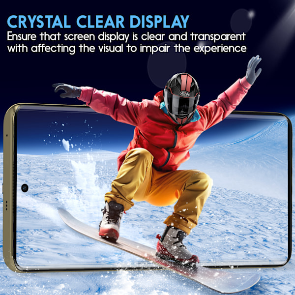 1-Pack Realme 12 Pro Näytönsuoja - Karkaistu Lasi 9H - Super laatu 3D