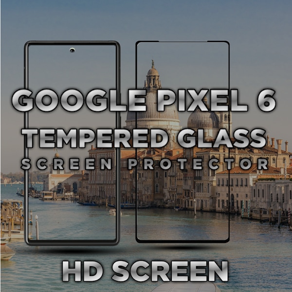 1-Pack GOOGLE PIXEL 6 Näytönsuoja - Karkaistu Lasi 9H - Super laatu 3D