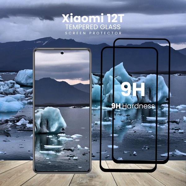 2-Pack Xiaomi 12T - Härdat Glas 9H - Super kvalitet 3D Skärmskydd