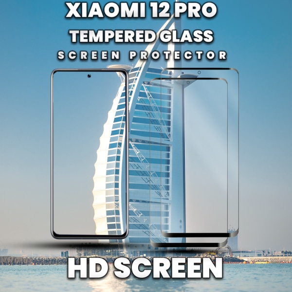 2 Pack Xiaomi 12 PRO - Härdat glas 9H-Super kvalitet 3D