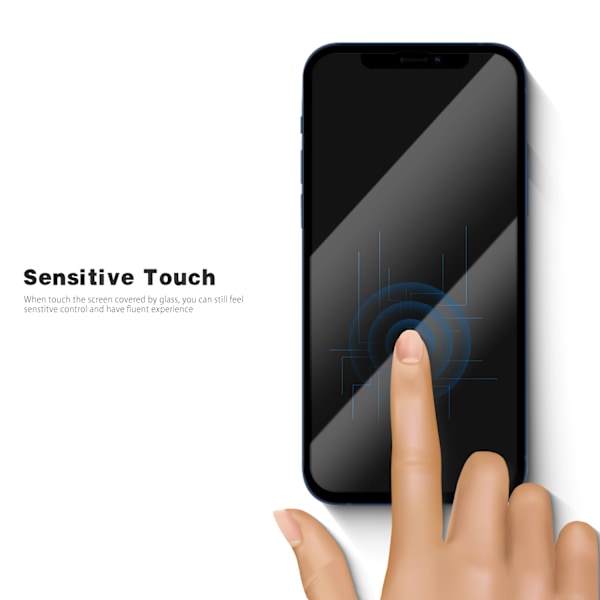 1-Pack Iphone 12 Mini Näytönsuoja - Karkaistu Lasi 9H - Super laatu 3D