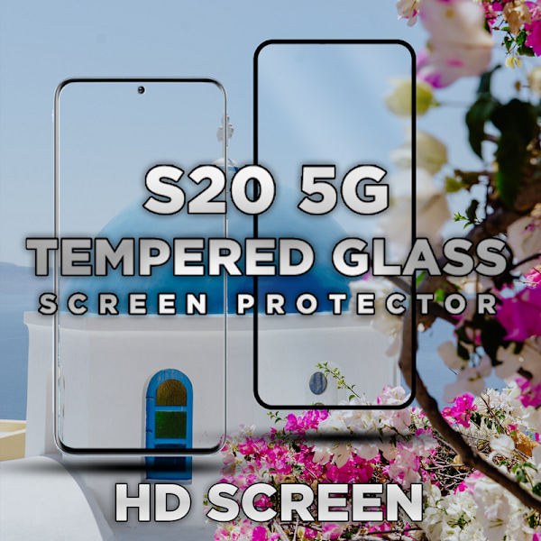 Samsung Galaxy S20 5G - Härdat glas 9H-Super kvalitet 3D