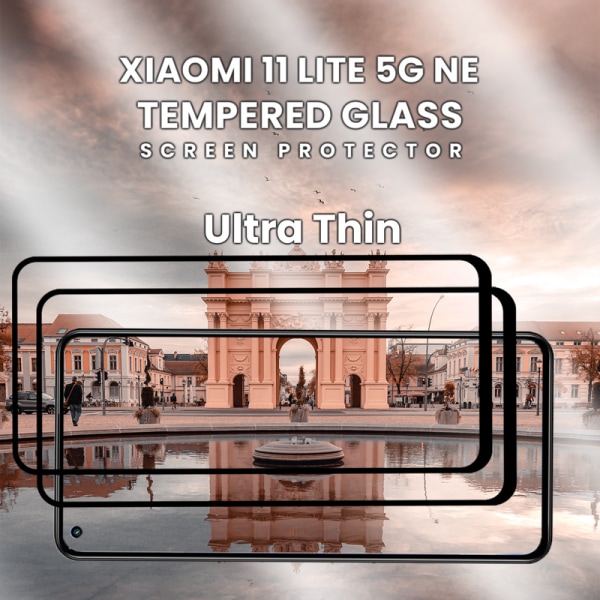 2-Pack Xiaomi 11 Lite 5G NE - Härdat Glas 9H - Super kvalitet 3D