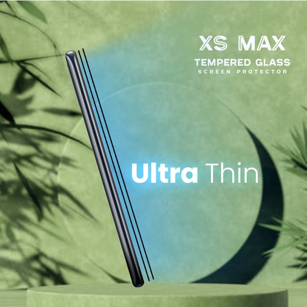 2-Pack IPHONE XS MAX Skærmbeskyttelse - Hærdet Glas 9H - Super kvalitet 3D