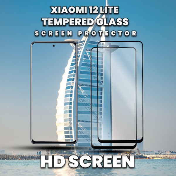 2 Pack Xiaomi 12 Lite - Härdat glas 9H-Super kvalitet 3D