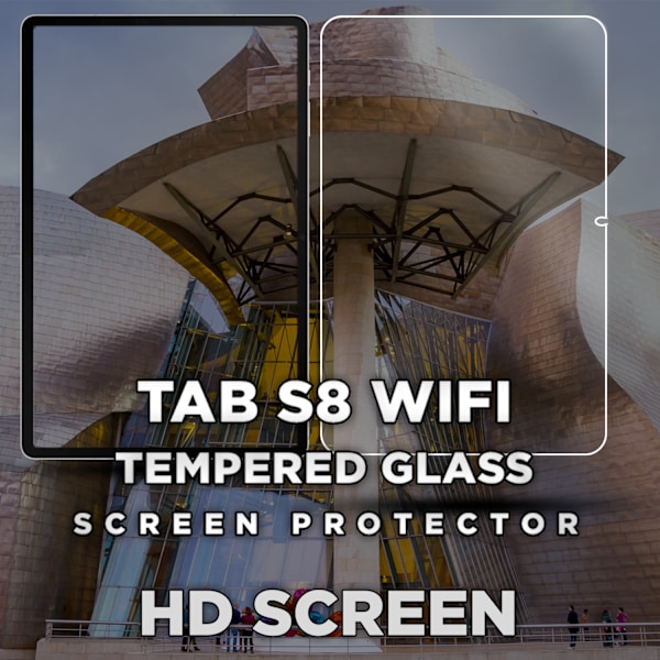 1-Pack SAMSUNG GALAXY TAB S8 Näytönsuoja - Karkaistu Lasi 9H - Super laatu 3D