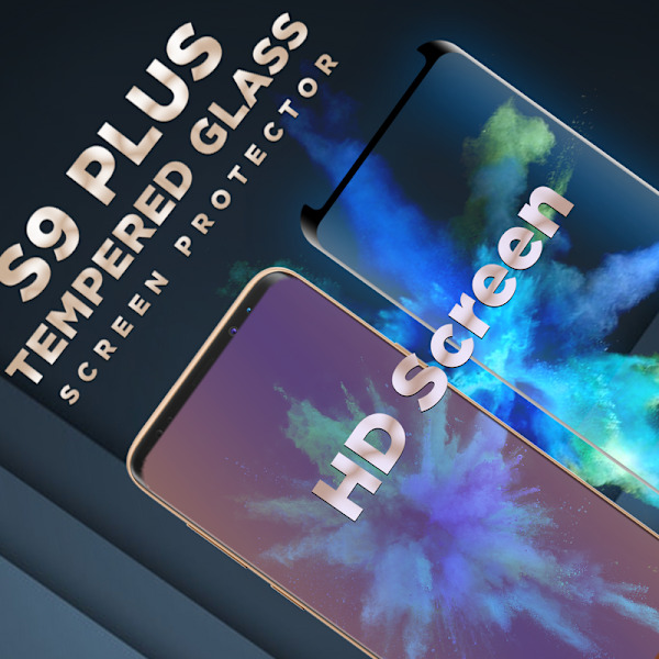 Samsung Galaxy S9 Plus - Härdat glas-9H Super kvalitet 3D