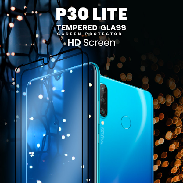 2-Pack Huawei P30 Lite - Härdat glas 9H – 3D Super kvalitet