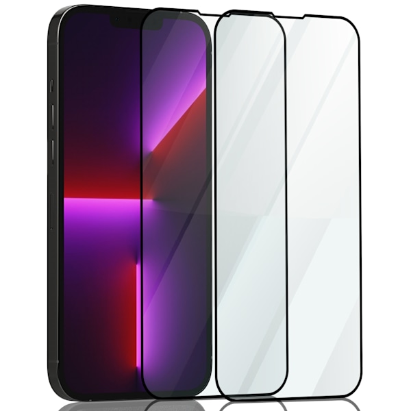 2-Pack ‏‏Iphone 13 Pro Näytönsuoja - Karkaistu Lasi 9H - Super laatu 3D