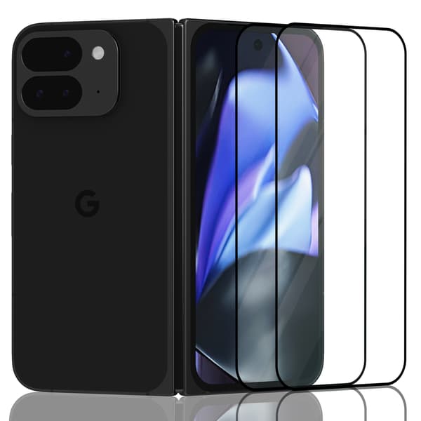 2-Pack Google Pixel 9 Pro Fold Skärmskydd - Härdat Glas 9H - Super kvalitet 3D