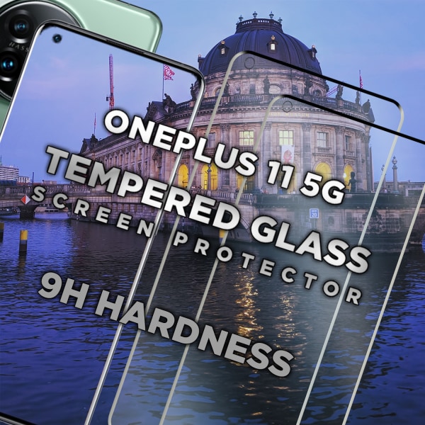 2-Pack OnePlus 11 5G- Härdat glas 9H - Super kvalitet 3D Skärmskydd