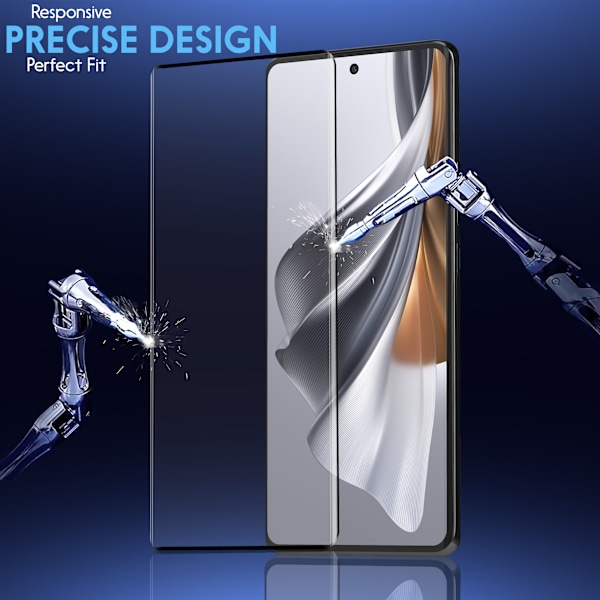 2-Pack Oppo Reno 10 Skärmskydd - Härdat Glas 9H - Super kvalitet 3D