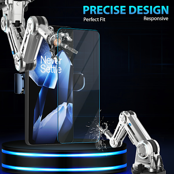 2-Pack OnePlus 13R Skärmskydd & 2-Pack linsskydd - Härdat Glas 9H - Super kvalitet 3D