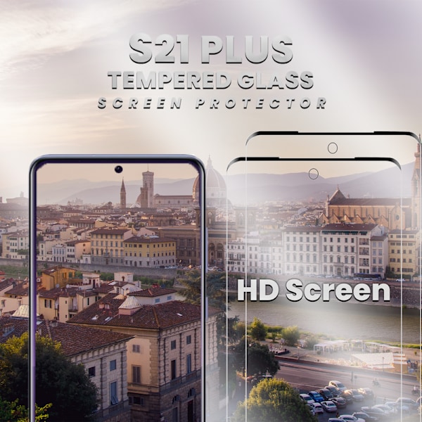 2-Pack Samsung S21 PLUS - 9H Härdat Glass - 3D Super Kvalitet