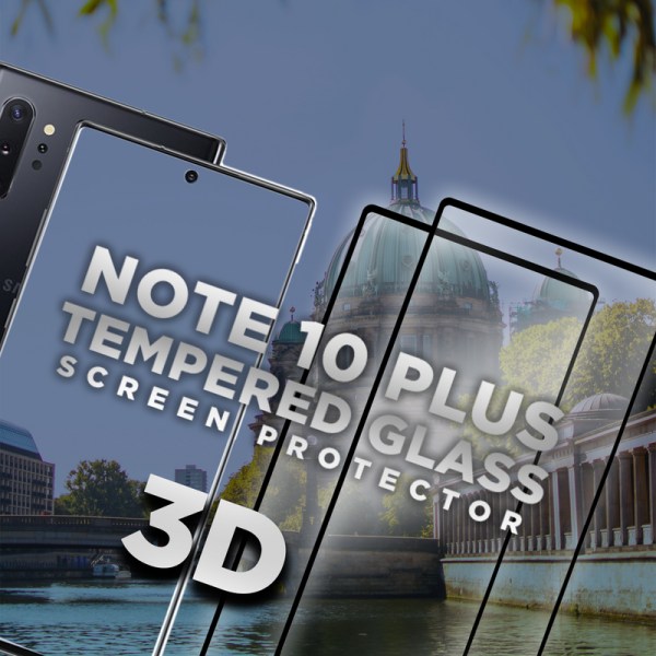 2-Pack Samsung Note 10 Plus - Härdat glas 9H - Super kvalitet 3D