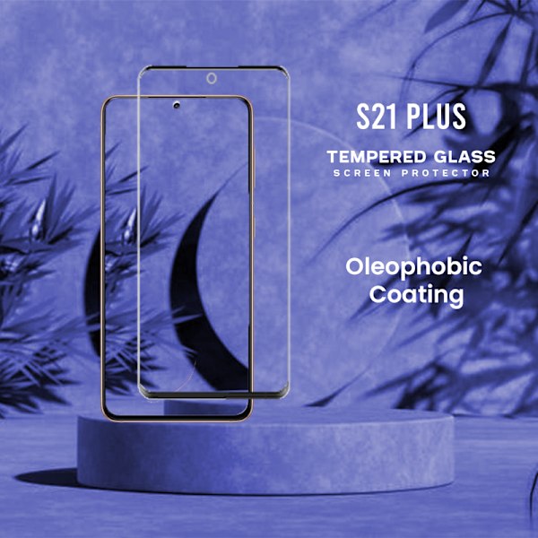 1-Pack SAMSUNG S21 PLUS Skærmbeskyttelse - Hærdet Glas 9H - Super kvalitet 3D