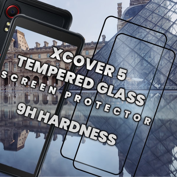 2 Pack Samsung Xcover 5 - Härdat glas 9H-Super kvalitet 3D
