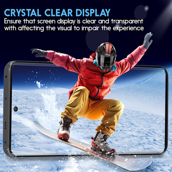 2-Pack Xiaomi Redmi Note 13 Pro Plus Skärmskydd - Härdat Glas 9H - Super kvalitet 3D