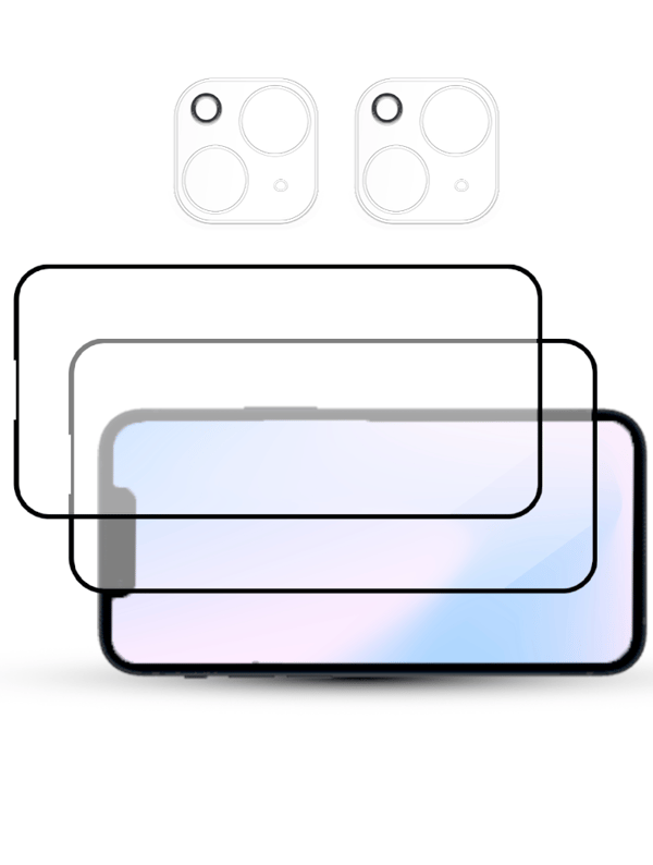 2-Pack IPHONE 14 Skærmbeskyttelse - Hærdet Glas 9H - Super kvalitet 3D