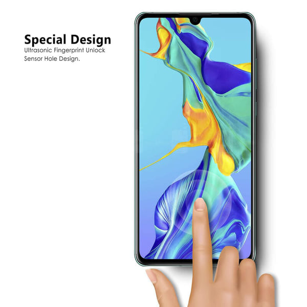 1-Pack HUAWEI P30 Skærmbeskyttelse - Hærdet Glas 9H - Super kvalitet 3D
