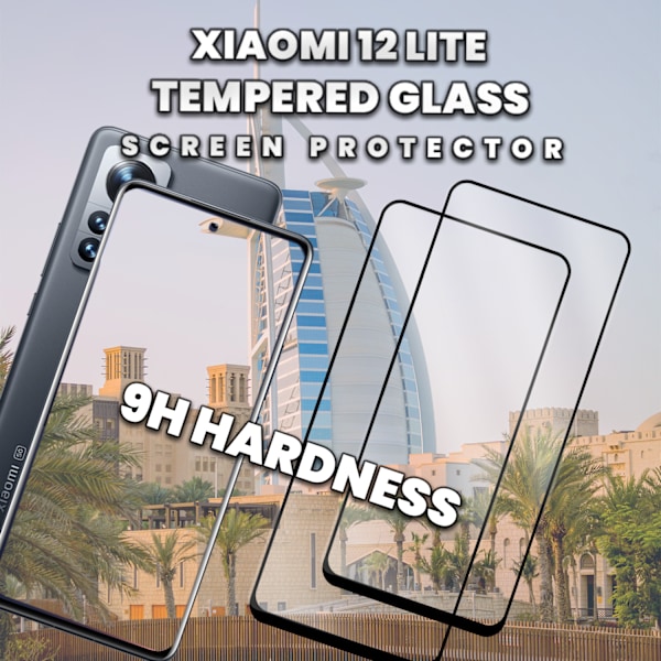 2-Pack XIAOMI 12 LITE Näytönsuoja - Karkaistu Lasi 9H - Super laatu 3D