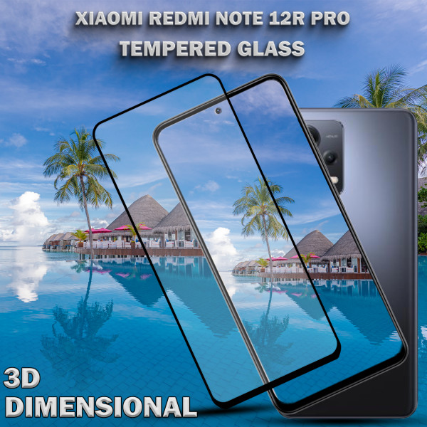 1-Pack Xiaomi Redmi Note 12R Pro - Härdat Glas 9H - Super kvalitet 3D Skärmskydd