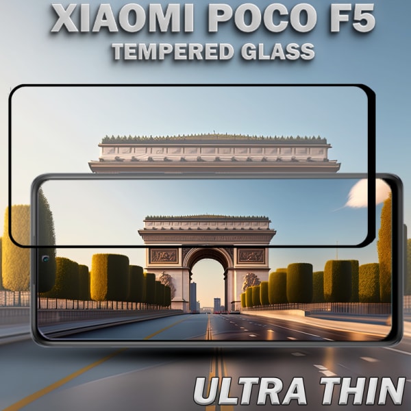 1-Pack XIAOMI POCO F5 Skärmskydd - Härdat Glas 9H - Super kvalitet 3D