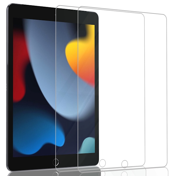 2-Pack APPLE IPAD (10.2) 9TH GEN Skærmbeskyttelse - Hærdet Glas 9H - Super kvalitet 3D
