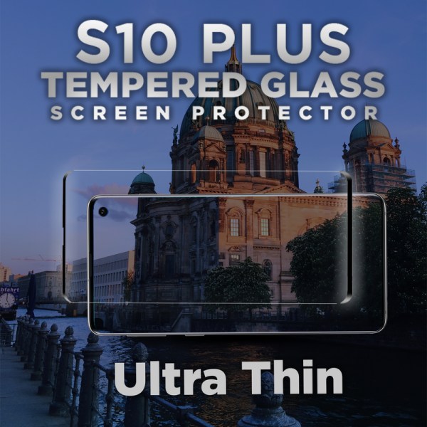 Samsung Galaxy S10 Plus - Härdat glas 9H - Super kvalitet 3D