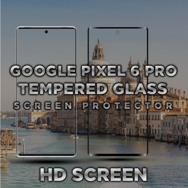 Google Pixel 6 Pro - Härdat glas 9H - Super kvalitet 3D